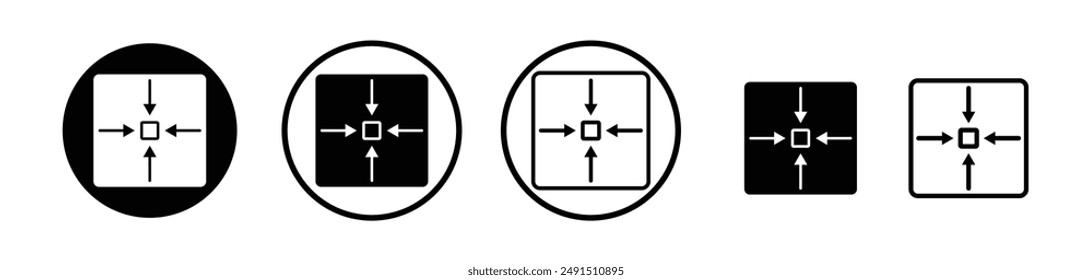Compact size line icon collection