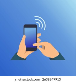 A compact smartphone, highlighting its essential need for strong cellular signal for optimal connectivity.