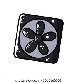 A compact USB-powered desk fan for efficient cooling.