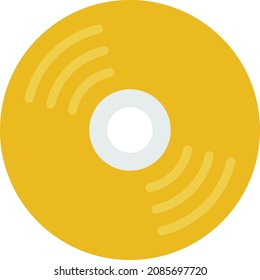 estilo de logotipo de la ilustración del vector de icono de disco compacto-1