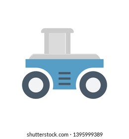 Compaction equipment icon design on white.