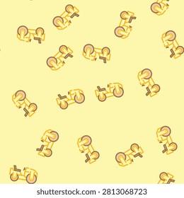 compaction roller construction vehicle vector seamless pattern compaction roller construction vehicle sign illustration