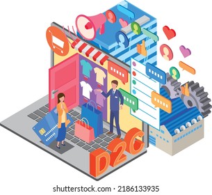 Companies dealing directly with individual customers