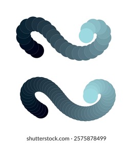 Company abstract logo with dots vector
