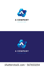 A company abstract logo template.