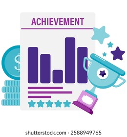 Company Achievement Report, financial reports and business analysis