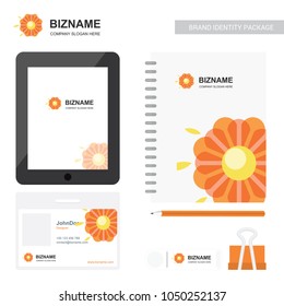 Company app screen design and also with prfessional diary design