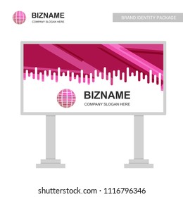 Company Bill board with creative design 