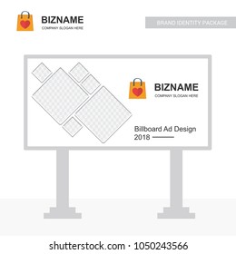 Company bill board design vector