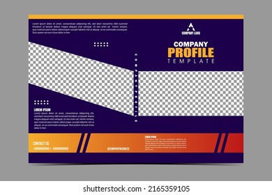 company book cover, flyer presentation cover flyer, magazine advertisement. cover on a black background. A4 format vector template layout
