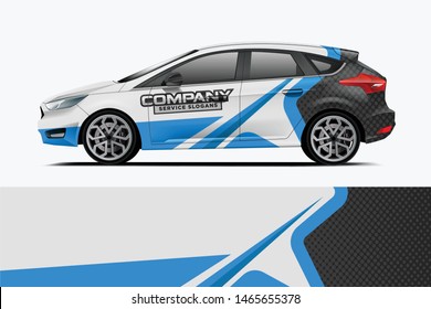 Company branding Car decal wrap design vector. Graphic abstract stripe racing background kit designs company car dekal
