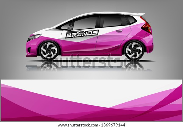 Company
branding Car decal wrap design vector. Graphic abstract stripe
racing background kit designs company car
dekal
