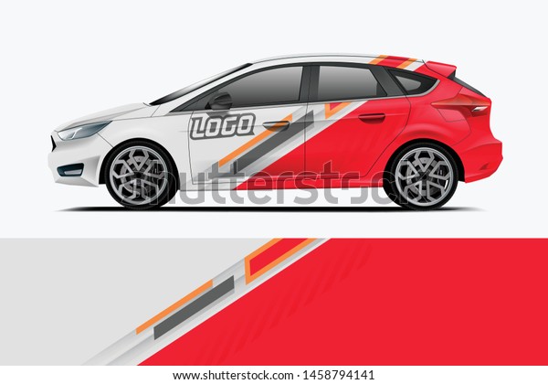Company
branding Car decal wrap design vector. Graphic abstract stripe
racing background kit designs company car
dekal
