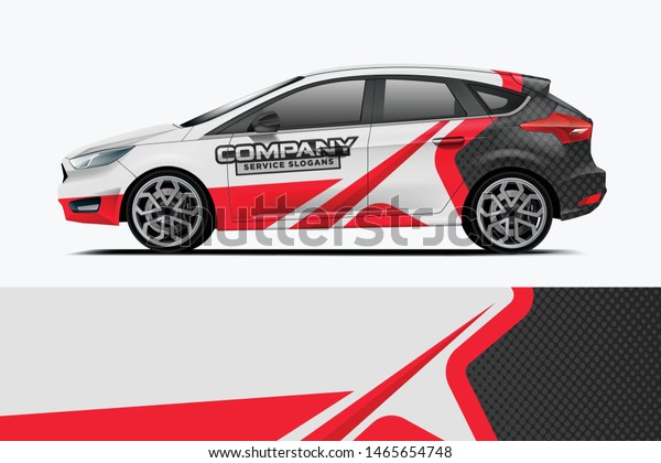 Company\
branding Car decal wrap design vector. Graphic abstract stripe\
racing background kit designs company car\
dekal\
