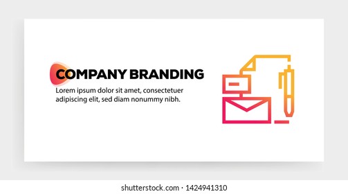 COMPANY BRANDING AND ILLUSTRATION ICON CONCEPT