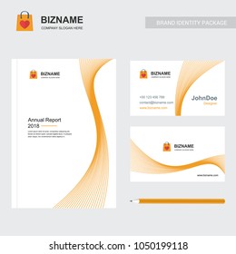 Company brochure with creative design vector also with flower lo