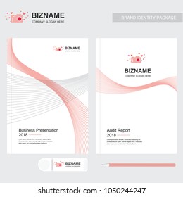 Company brochure with elegent design and also with camera logo