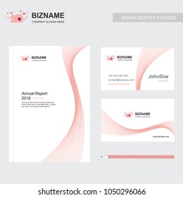 Company brochure with elegent design and also with camera logo