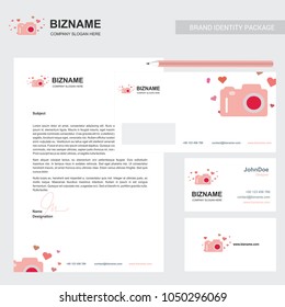 Company brochure with elegent design and also with camera logo