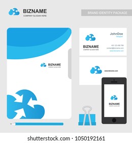COmpany brochure with elegent design vector with networking logo