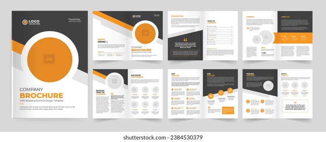 Company Brochure Template and  Corporate Bi Brochure Template 