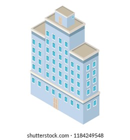 Company building isometric