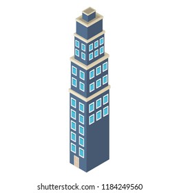 Company building isometric