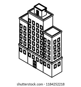 Company building isometric