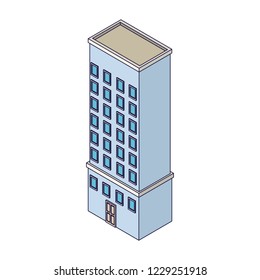 Company building isometric