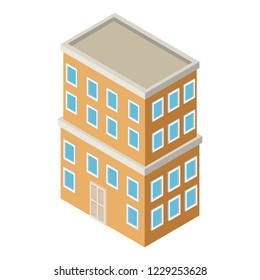 Company building isometric