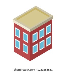 Company building isometric