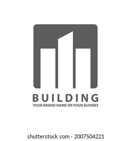 Company Building Vector Logo Design