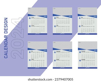 Company Business Calendar Design .Minimalist Calendar Design Template 