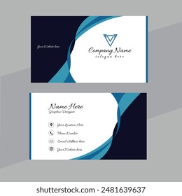 Company Business Card Design vector Illustration 