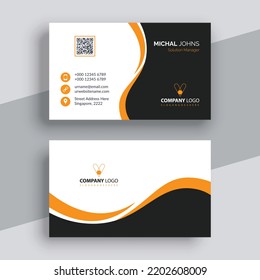 Company business card template design