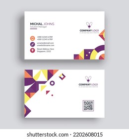 Company business card template design