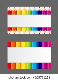 Company Business Card Vector Illustration