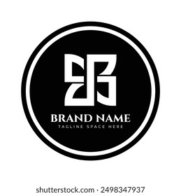 A Company business logo in black circle