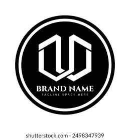 A Company business logo in black circle