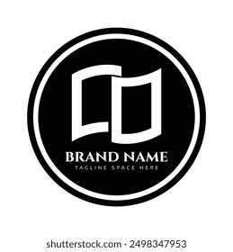 A Company business logo in black circle