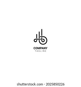 company or business logo with geometric monogram style suitable for the fields of technology, fashion, health, beauty, agency, consultant, law, agriculture, hotel, transportation, construction.