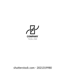 A company or business logo with a monogram style is suitable for describing the fields of fashion, technology, construction, consultants, agencies, marketing, property, entertainment, law, agriculture