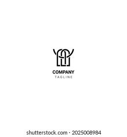 a company or business logo with a monogram style is suitable for describing the fields of technology, fashion, entertainment, consulting, agencies, law, agriculture, the environment.