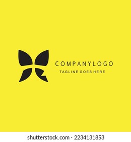 company butter fly logo design