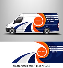 Company car wrap. wrap design for company car and services.