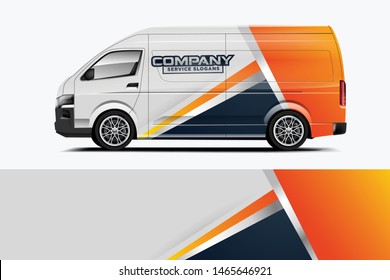 Company car wrap. wrap design for company car and services dekal