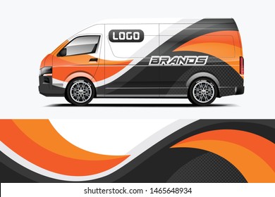 Company car wrap. wrap design for company car and services dekal
