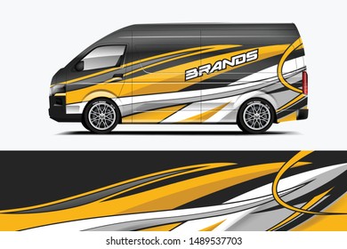 Company car wrap. wrap design for company car and services dekal
