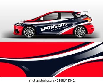 Company car wrap. wrap design for company car in vector eps10