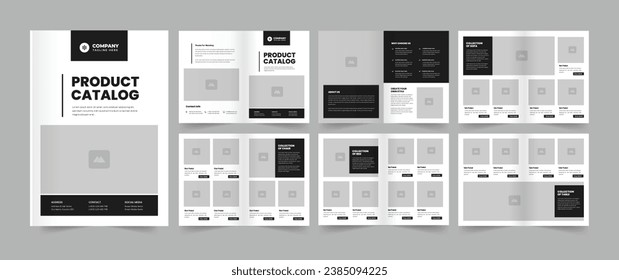 Company catalog and product catalogue layout Design